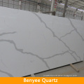 Chinese calacatta white quartz slab silica quartz stone